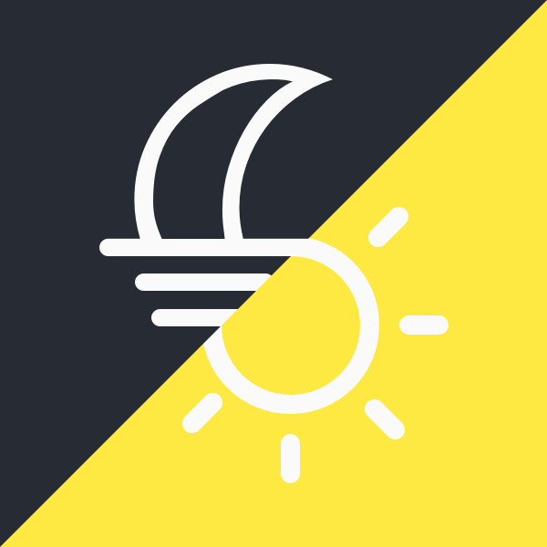 Sundial – Automatic night mode and settings switch